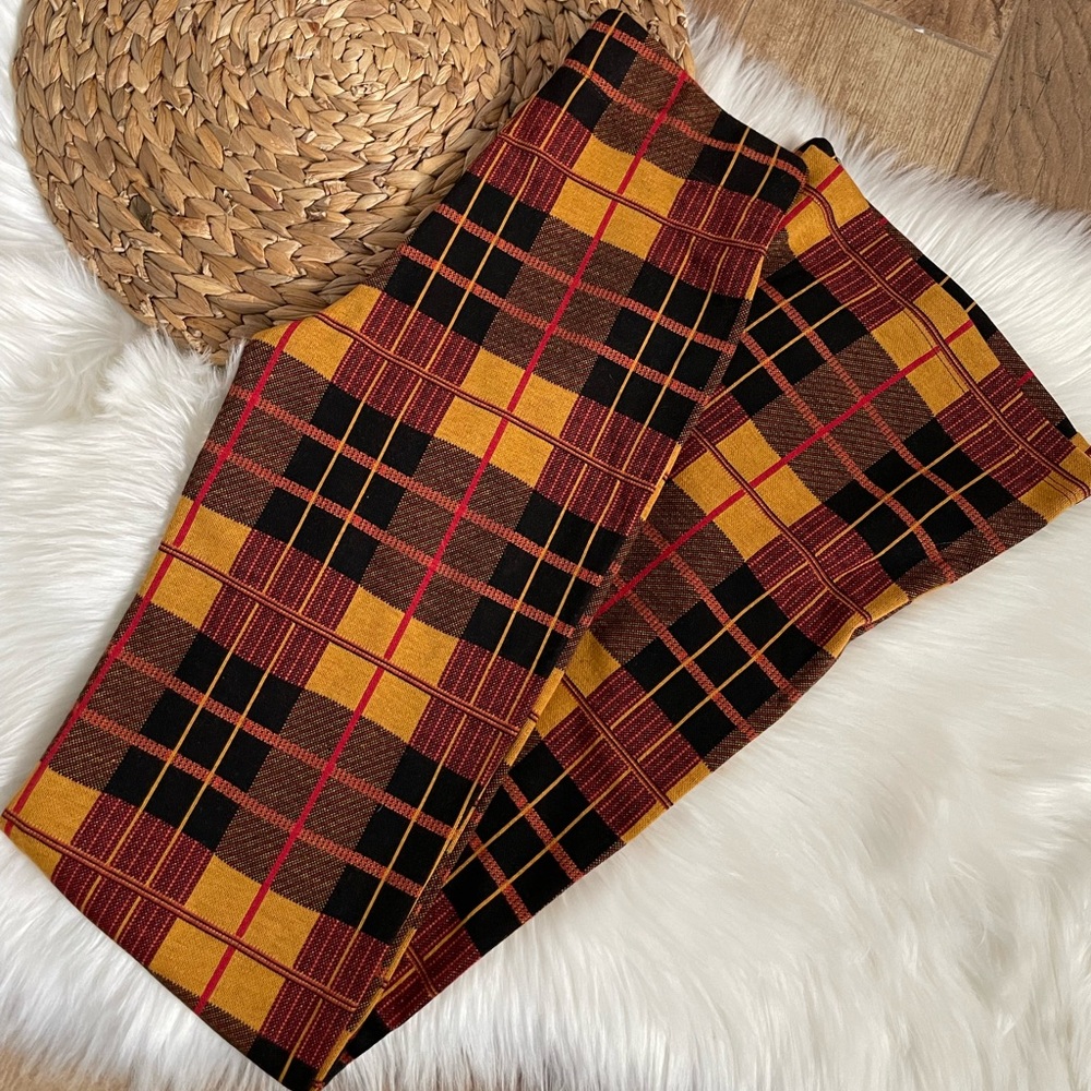 Urban Outfitters Wide-Leg Plaid Pants